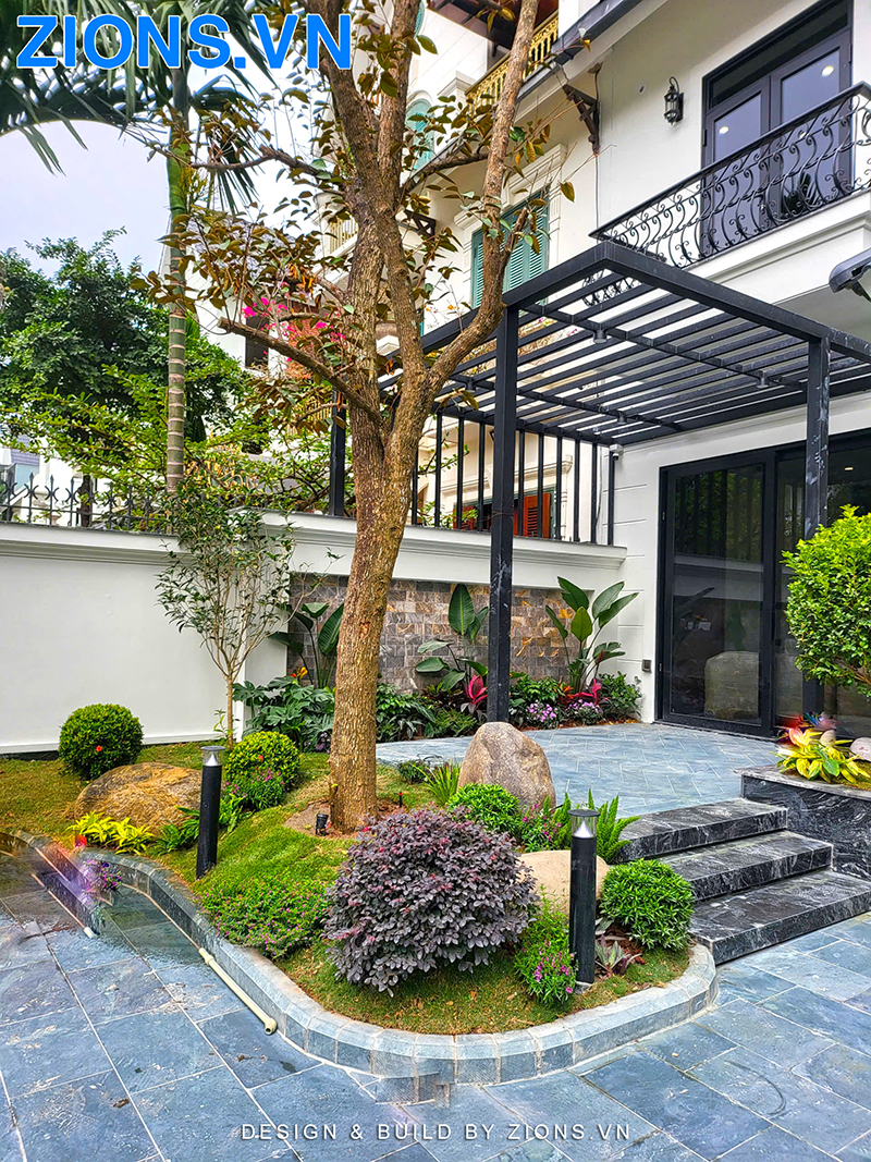 sân vườn biệt thự
